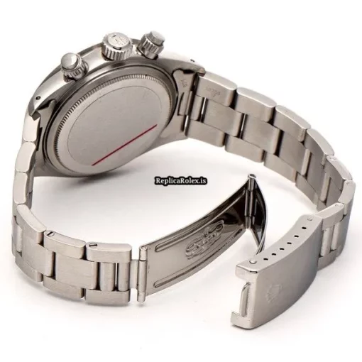 Durable Fake Rolex Daytona 6265 Caliber 727 Manual Winding Movement 37mm Steel Case Watch - Image 3