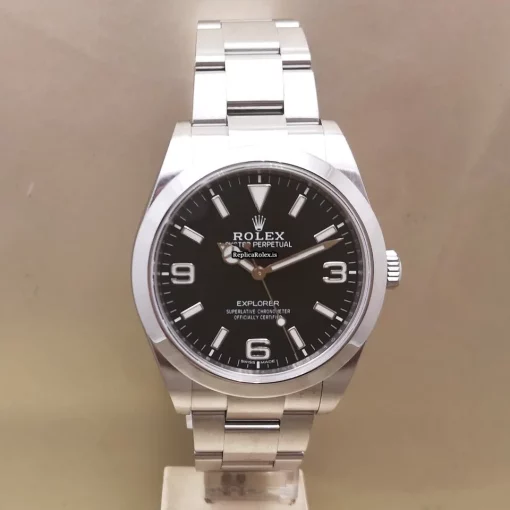 Excellent Fake Rolex Explorer 214270 Caliber 3132 Automatic Movement 39mm Steel Case Mens/unisex Watch