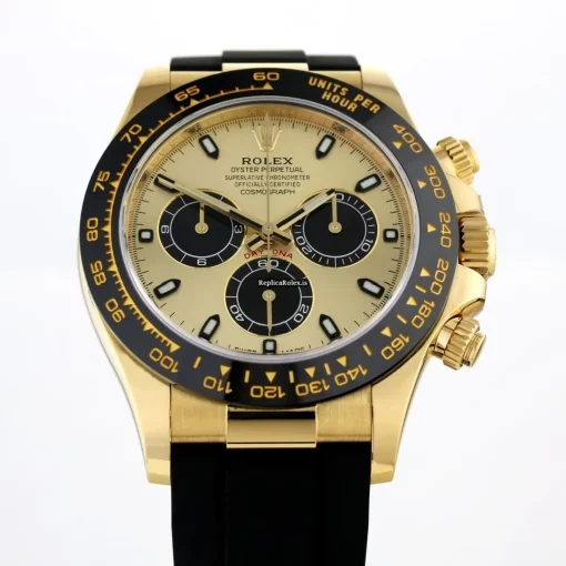 Beautiful Replica Rolex Daytona 116518ln Automatic Movement 40mm Yellow Gold Case Watch