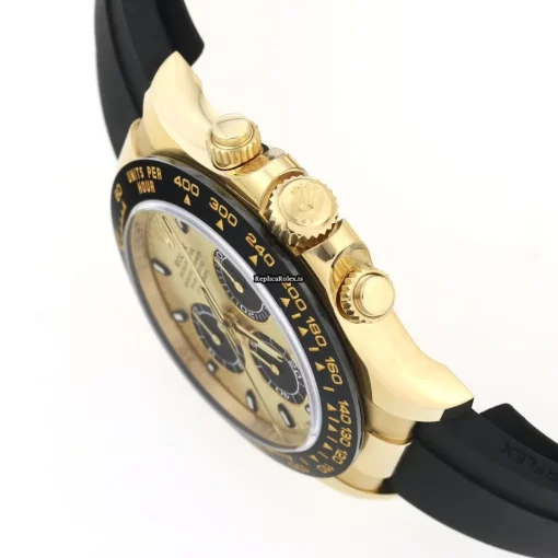 Beautiful Replica Rolex Daytona 116518ln Automatic Movement 40mm Yellow Gold Case Watch - Image 3