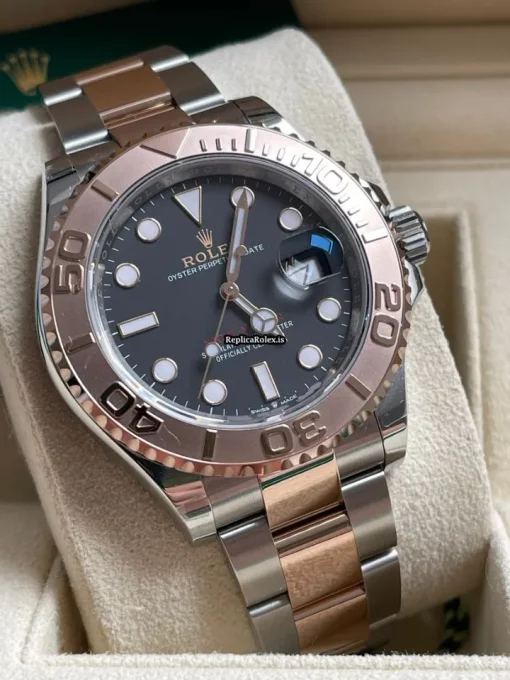 Top Fake Rolex Yacht-master 126621 Caliber 3235 Automatic Movement 40mm Gold/steel Case Mens/unisex Watch - Image 2