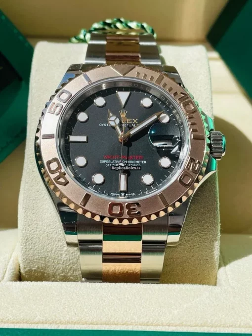 Top Fake Rolex Yacht-master 126621 Caliber 3235 Automatic Movement 40mm Gold/steel Case Mens/unisex Watch - Image 4