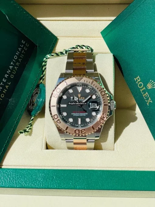 Top Fake Rolex Yacht-master 126621 Caliber 3235 Automatic Movement 40mm Gold/steel Case Mens/unisex Watch - Image 5