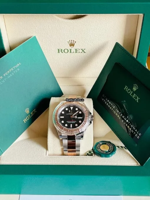 Top Fake Rolex Yacht-master 126621 Caliber 3235 Automatic Movement 40mm Gold/steel Case Mens/unisex Watch - Image 8