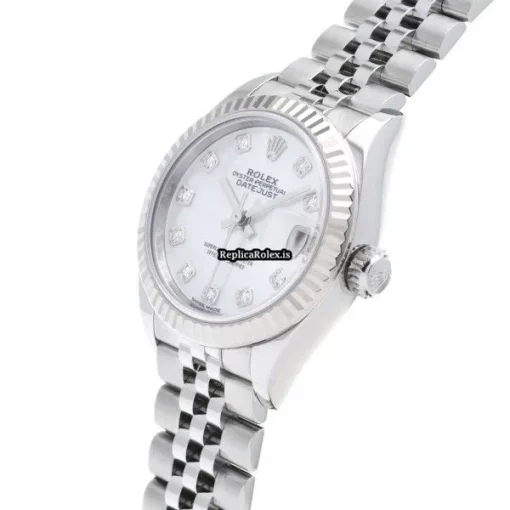 Appealing Fake Rolex Lady-datejust 279174ng Caliber 2236 Automatic Movement 28mm Steel Case Womens Watch - Image 2