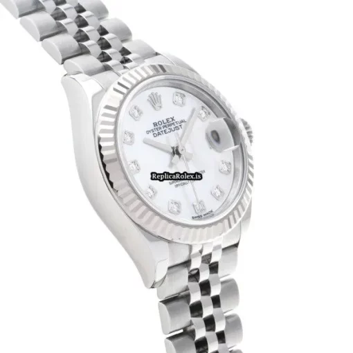 Appealing Fake Rolex Lady-datejust 279174ng Caliber 2236 Automatic Movement 28mm Steel Case Womens Watch - Image 3