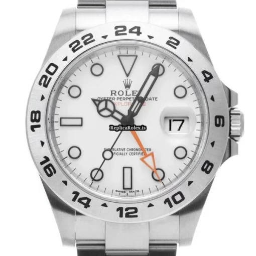 Recommend Replica Rolex Explorer II 216570 Caliber 3187 Automatic Movement 42mm Steel Case Watch - Image 6