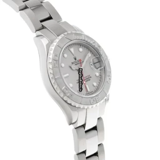 Neat Replica Rolex Yacht-master 169622 Automatic Movement 29mm Steel Case Womens Watch - Image 3
