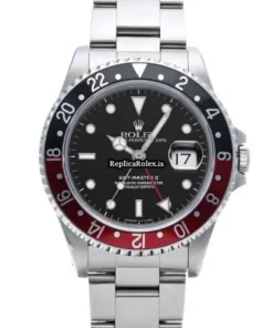 1:1 Fake Rolex Gmt-master II 16710 Caliber 3185 Automatic Movement 40mm Steel Case Watch