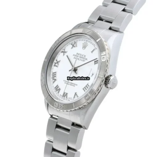 Pleasing Replica Rolex Datejust Turn-o-graph 16264 Caliber 3135 Automatic Movement 36mm Steel Case Watch - Image 2