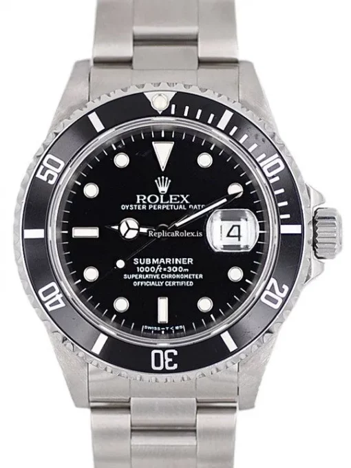 Lovely Replica Rolex Submariner Date 16610 Automatic Movement 40mm Steel Case Watch