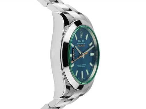 Discount Copies Rolex Milgauss 116400gv Caliber 3131 Automatic Movement 40mm Steel Case Mens/unisex Watch - Image 3