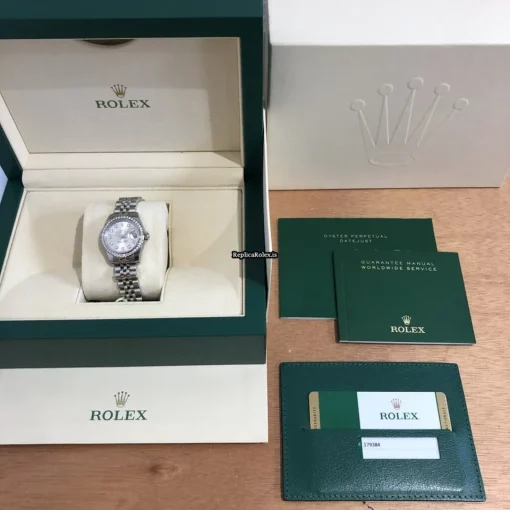 Affordable Clone Rolex Lady-datejust 179384-0021 Automatic Movement 26mm Steel Case Mens/unisex Watch - Image 9
