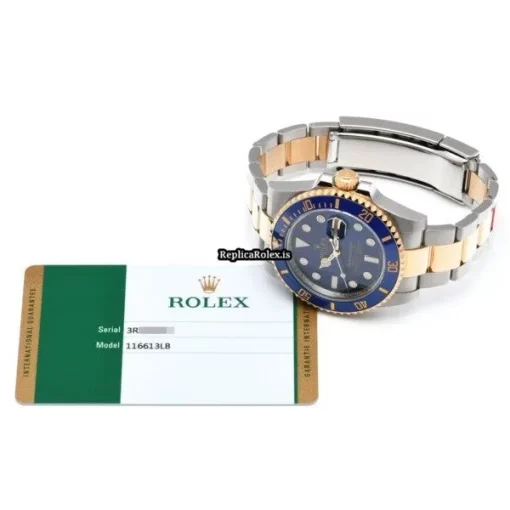 Beautiful Knockoff Rolex Submariner Date 116613lb Caliber 3135 Automatic Movement 40mm Steel Case Watch - Image 5