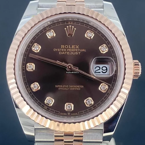 Superior Replica Rolex Datejust II 126331 Caliber 3235 Automatic Movement 41mm Gold/steel Case Mens/unisex Watch