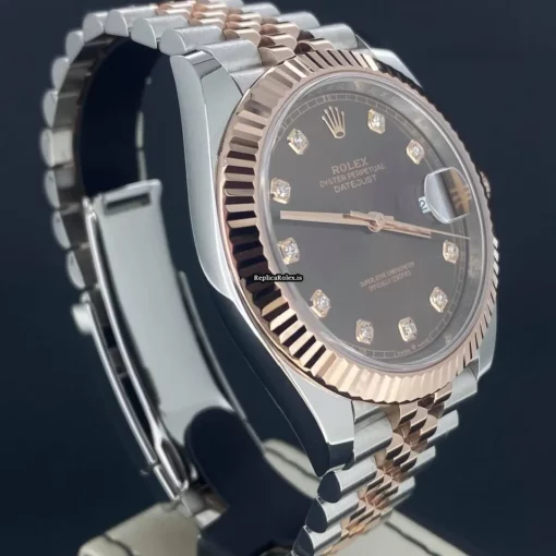 Superior Replica Rolex Datejust II 126331 Caliber 3235 Automatic Movement 41mm Gold/steel Case Mens/unisex Watch - Image 5