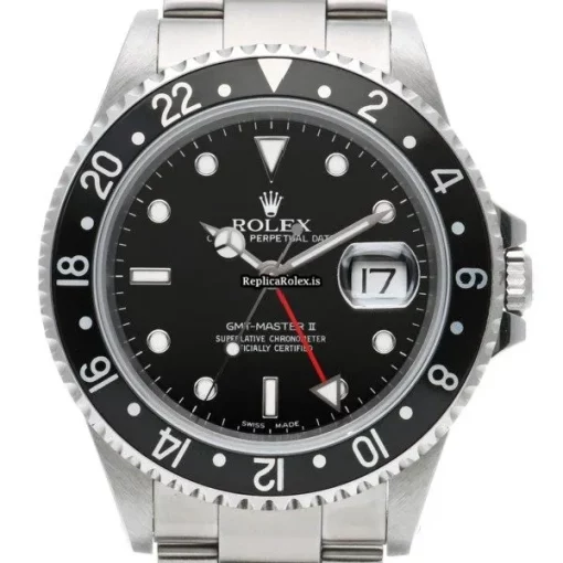 Durable Fake Rolex Gmt-master II 16710 Caliber 3185 Automatic Movement 40mm Steel Case Watch - Image 6