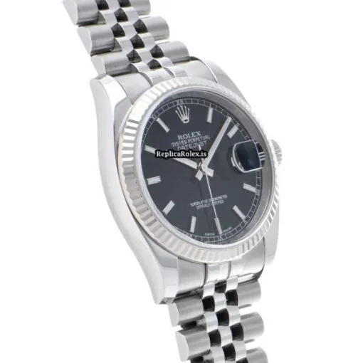 Fabulous Replica Rolex Datejust 116234 Automatic Movement 36mm Steel Case Watch - Image 3