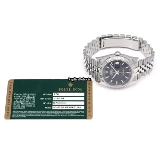 Fabulous Replica Rolex Datejust 116234 Automatic Movement 36mm Steel Case Watch - Image 5