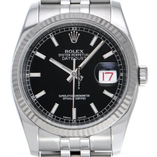 Fabulous Replica Rolex Datejust 116234 Automatic Movement 36mm Steel Case Watch - Image 6