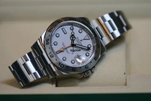 Trustworthy Replica Rolex Explorer II 216570 Caliber 3187 Automatic Movement 42mm Steel Case Mens/unisex Watch - Image 12