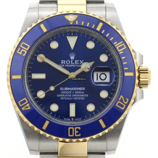Appealing Fake Rolex Submariner Date 126613lb Automatic Movement 40mm Gold/steel Case Watch - Image 2