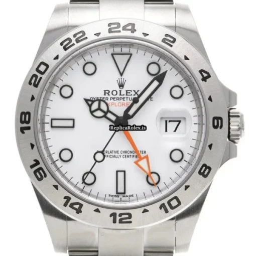 Fantastic Replica Rolex Explorer II 216570 Caliber 3187 Automatic Movement 42mm Steel Case Watch - Image 6