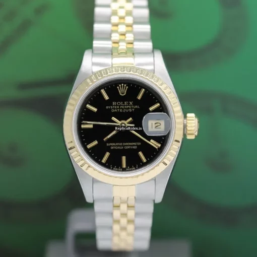 Suitable Fakes Rolex Lady-datejust 69173 Caliber 2135 Automatic Movement 26mm Steel Case Womens Watch - Image 3