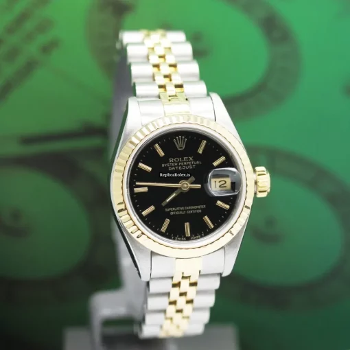 Suitable Fakes Rolex Lady-datejust 69173 Caliber 2135 Automatic Movement 26mm Steel Case Womens Watch - Image 6