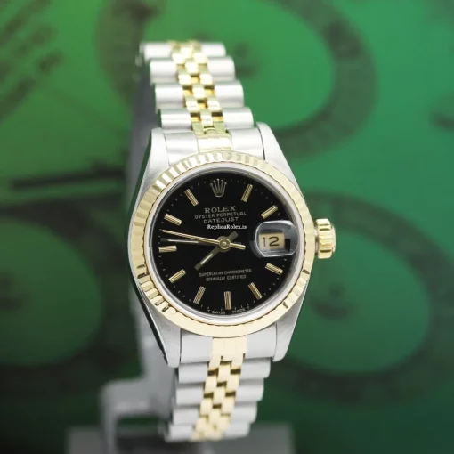 Suitable Fakes Rolex Lady-datejust 69173 Caliber 2135 Automatic Movement 26mm Steel Case Womens Watch - Image 7
