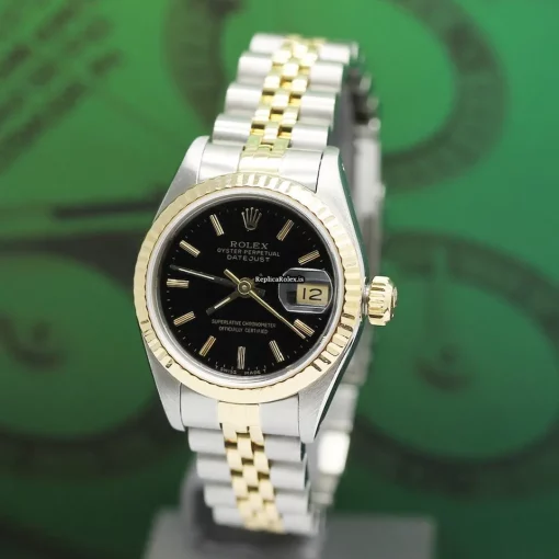 Suitable Fakes Rolex Lady-datejust 69173 Caliber 2135 Automatic Movement 26mm Steel Case Womens Watch - Image 8