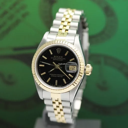 Suitable Fakes Rolex Lady-datejust 69173 Caliber 2135 Automatic Movement 26mm Steel Case Womens Watch - Image 9