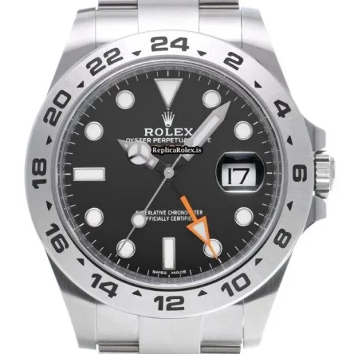 Fine Replica Rolex Explorer II 216570 Caliber 3187 Automatic Movement 42mm Steel Case Watch - Image 6