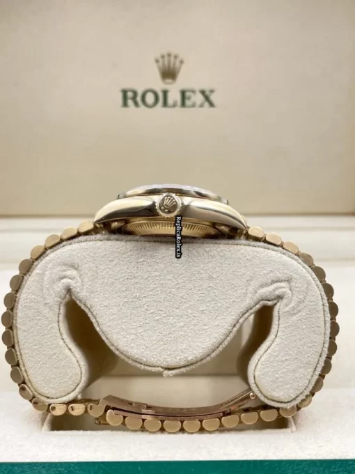 Best Copy Rolex Lady-datejust 69138 Caliber 2135 Automatic Movement 26mm Yellow Gold Case Womens Watch - Image 4