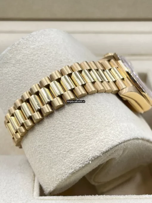Best Copy Rolex Lady-datejust 69138 Caliber 2135 Automatic Movement 26mm Yellow Gold Case Womens Watch - Image 6