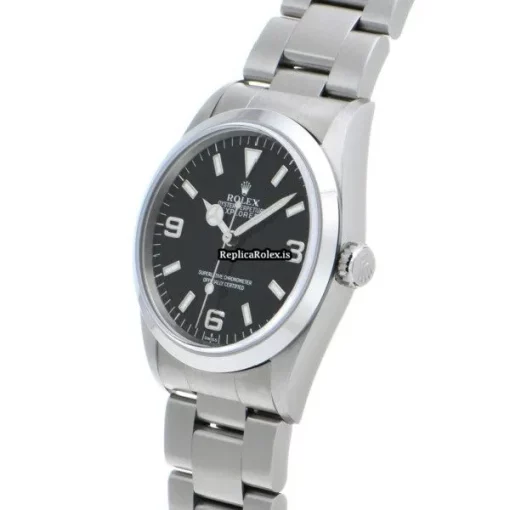 Ideal Fake Rolex Explorer 14270 Caliber 3000 Automatic Movement 36mm Steel Case Watch - Image 2