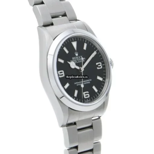 Ideal Fake Rolex Explorer 14270 Caliber 3000 Automatic Movement 36mm Steel Case Watch - Image 3