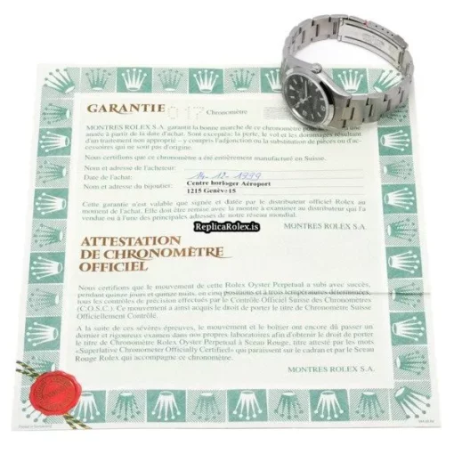 Ideal Fake Rolex Explorer 14270 Caliber 3000 Automatic Movement 36mm Steel Case Watch - Image 5