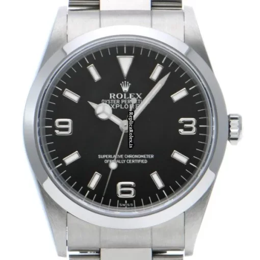 Ideal Fake Rolex Explorer 14270 Caliber 3000 Automatic Movement 36mm Steel Case Watch - Image 6