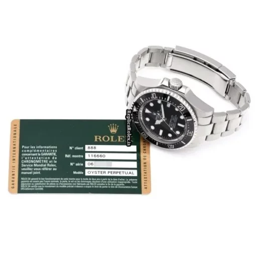 Durable Replica Rolex Sea-dweller Deepsea 116660 Caliber 3135 Automatic Movement 44mm Steel Case Watch - Image 5