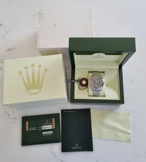 Remarkable Replicas Rolex Explorer 214270 Caliber 3132 Automatic Movement 39mm Steel Case Mens/unisex Watch - Image 7