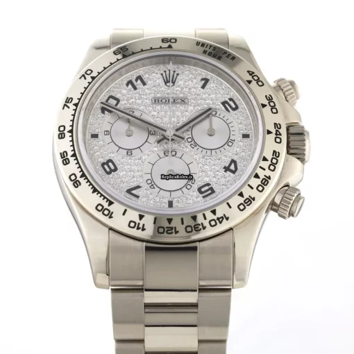 Neat Replica Rolex Daytona 116509 Automatic Movement 40mm White Gold Case Watch