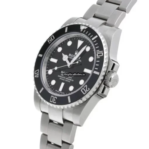 Excellent Replicas Rolex Submariner 114060 Caliber 3130 Automatic Movement 40mm Steel Case Watch - Image 2