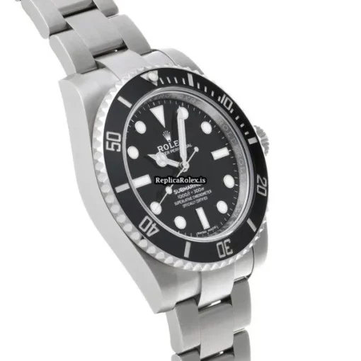 Excellent Replicas Rolex Submariner 114060 Caliber 3130 Automatic Movement 40mm Steel Case Watch - Image 3