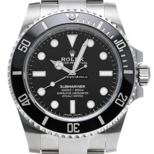 Excellent Replicas Rolex Submariner 114060 Caliber 3130 Automatic Movement 40mm Steel Case Watch - Image 6