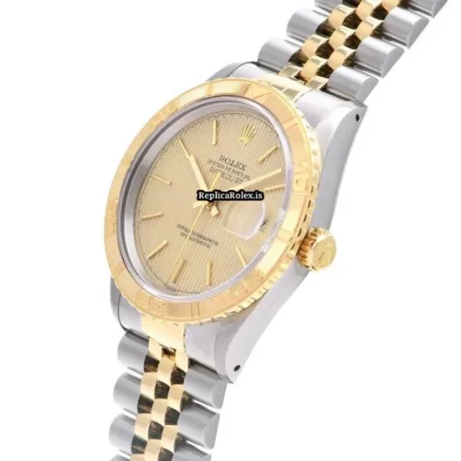 Terrific Fake Rolex Datejust Turn-o-graph 16263 Caliber 3135 Automatic Movement 36mm Steel Case Watch - Image 2