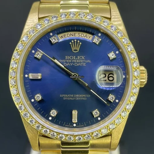 Ideal Replica Rolex Day-date 36 18238 Caliber 3155 Automatic Movement 36mm Yellow Gold Case Mens/unisex Watch