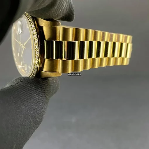 Ideal Replica Rolex Day-date 36 18238 Caliber 3155 Automatic Movement 36mm Yellow Gold Case Mens/unisex Watch - Image 10