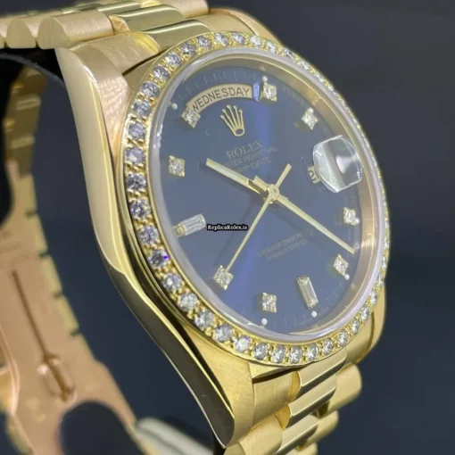 Ideal Replica Rolex Day-date 36 18238 Caliber 3155 Automatic Movement 36mm Yellow Gold Case Mens/unisex Watch - Image 6