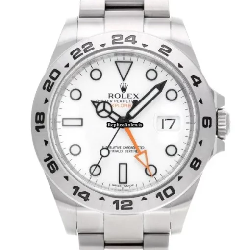 Affordable Replica Rolex Explorer II 216570 Caliber 3187 Automatic Movement 42mm Steel Case Watch - Image 6